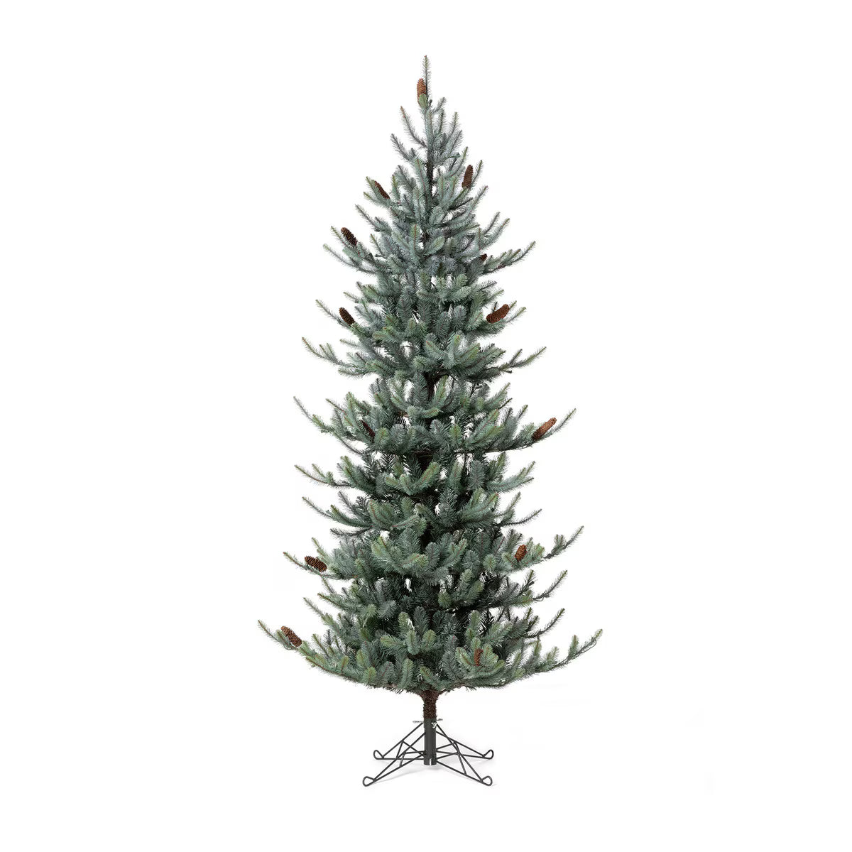 Blue Spruce Slim Christmas Tree, 7.5'